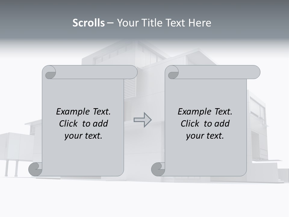 Housing Project Architecture House PowerPoint Template