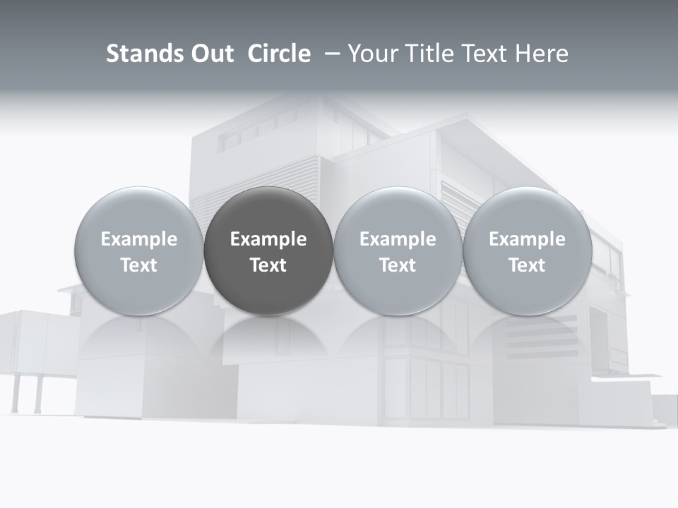 Housing Project Architecture House PowerPoint Template