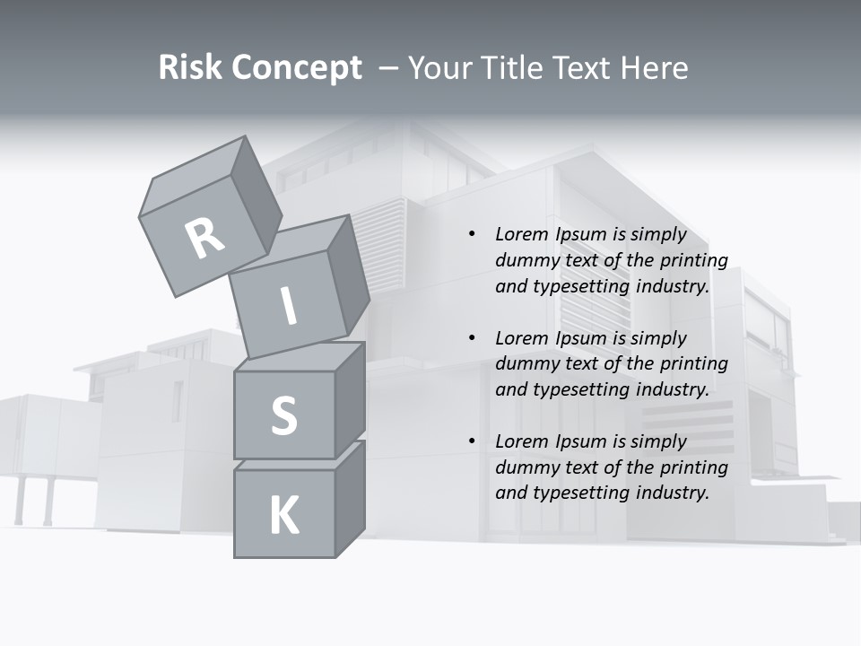 Housing Project Architecture House PowerPoint Template