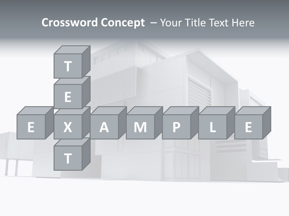 Housing Project Architecture House PowerPoint Template