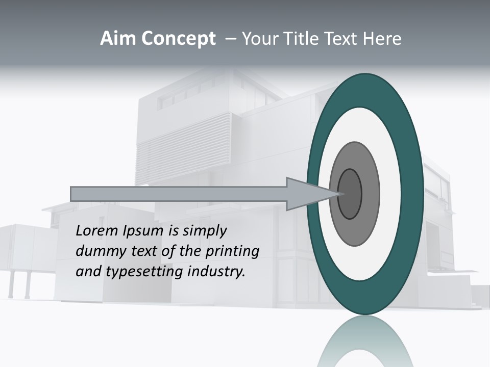 Housing Project Architecture House PowerPoint Template