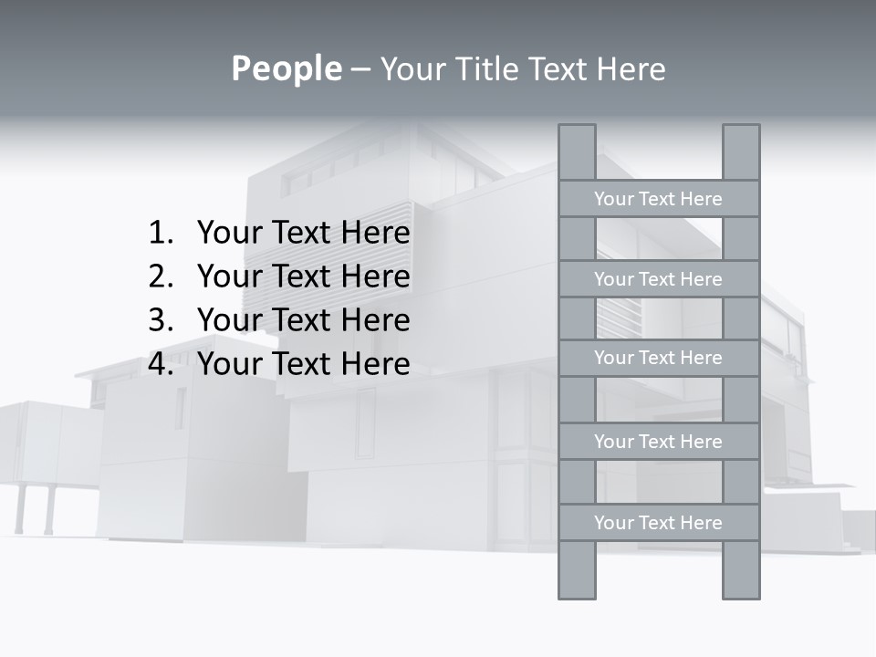Housing Project Architecture House PowerPoint Template