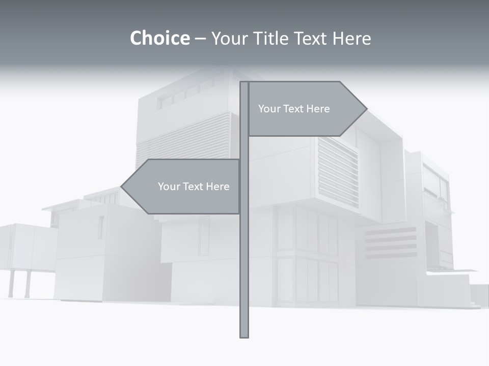 Housing Project Architecture House PowerPoint Template