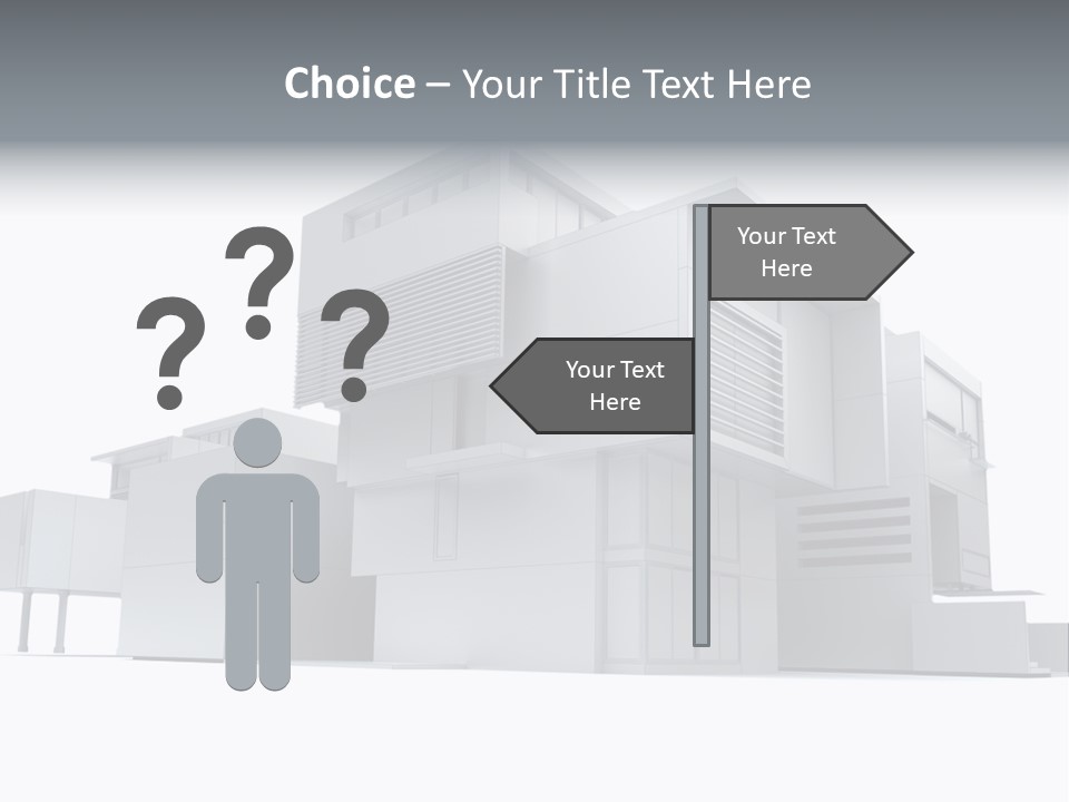 Housing Project Architecture House PowerPoint Template