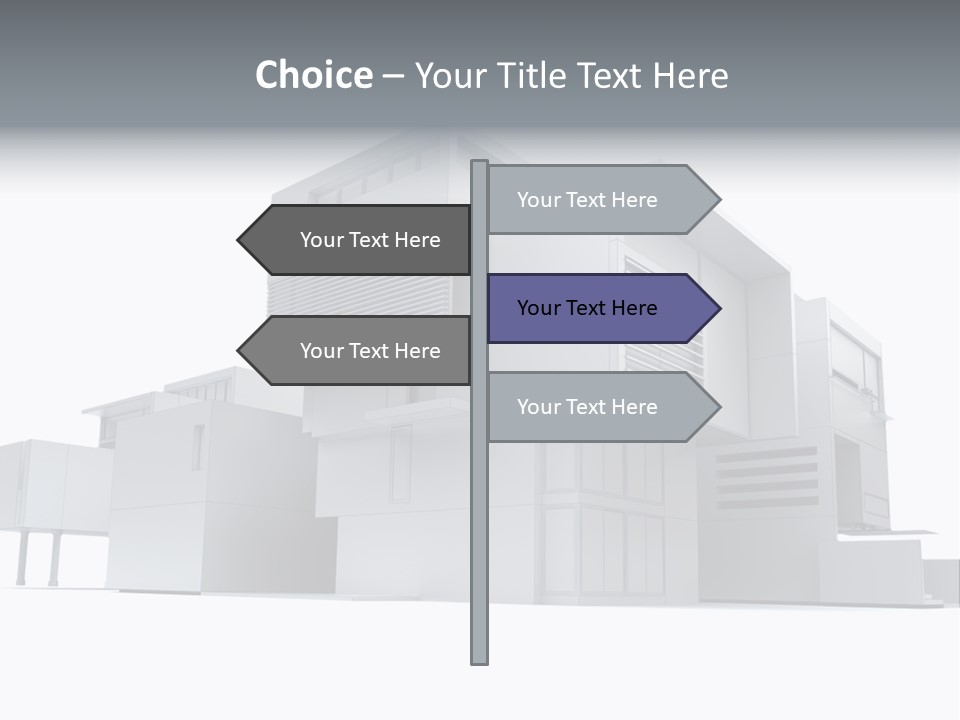 Housing Project Architecture House PowerPoint Template