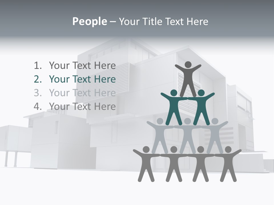 Housing Project Architecture House PowerPoint Template