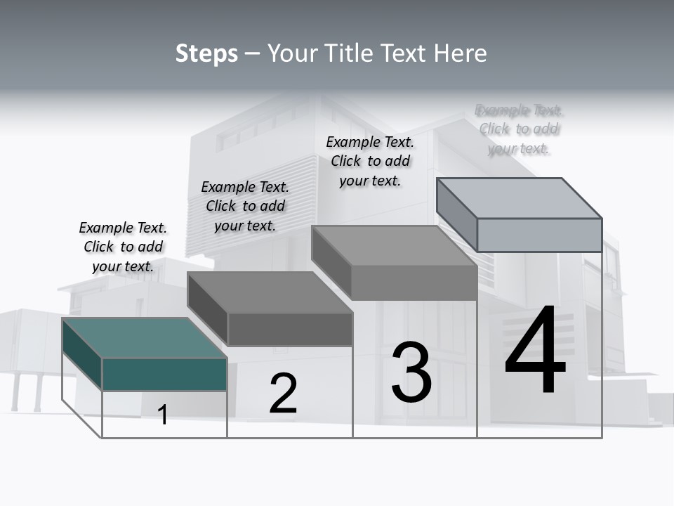 Housing Project Architecture House PowerPoint Template