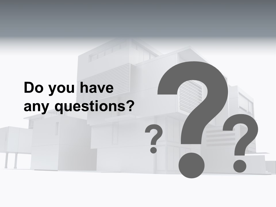 Housing Project Architecture House PowerPoint Template