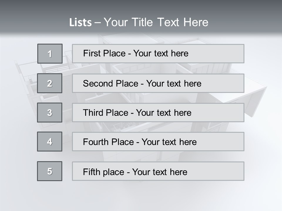 House Modern Model PowerPoint Template
