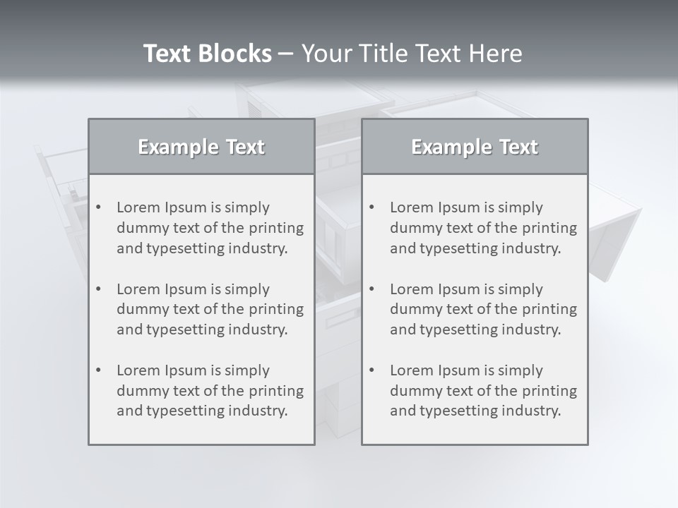 House Modern Model PowerPoint Template
