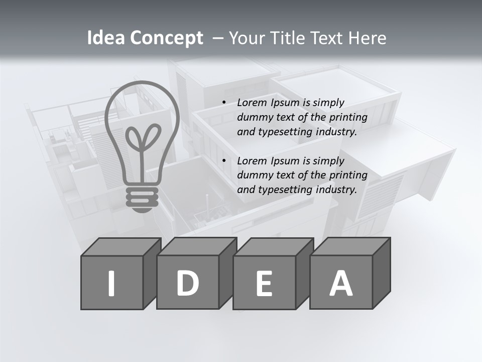 House Modern Model PowerPoint Template