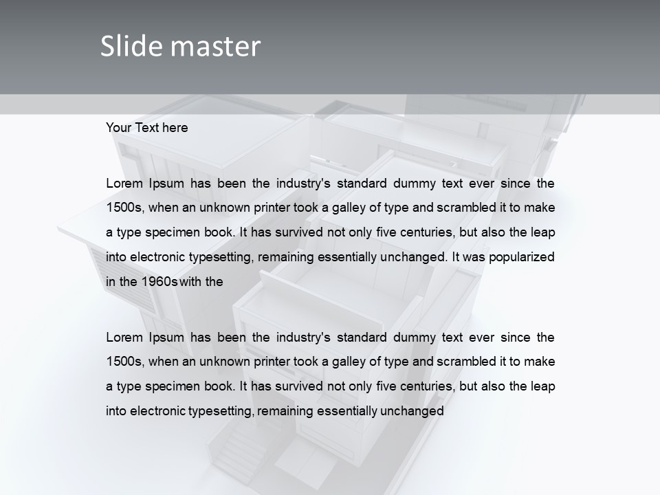 Office Roof Luxury PowerPoint Template