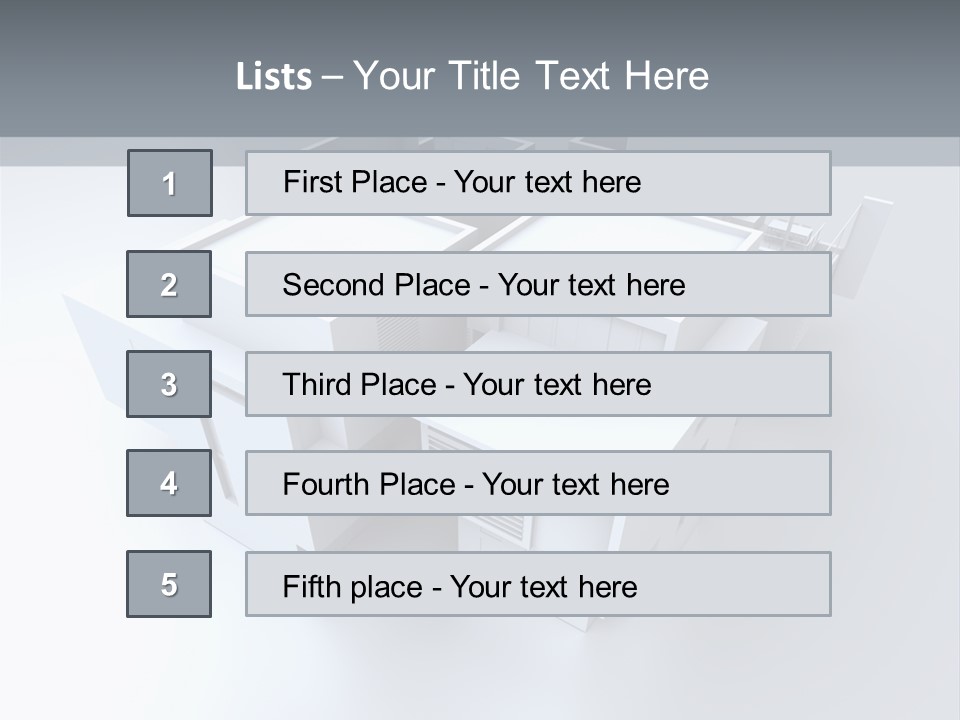 Construction Apartment Housing Project PowerPoint Template