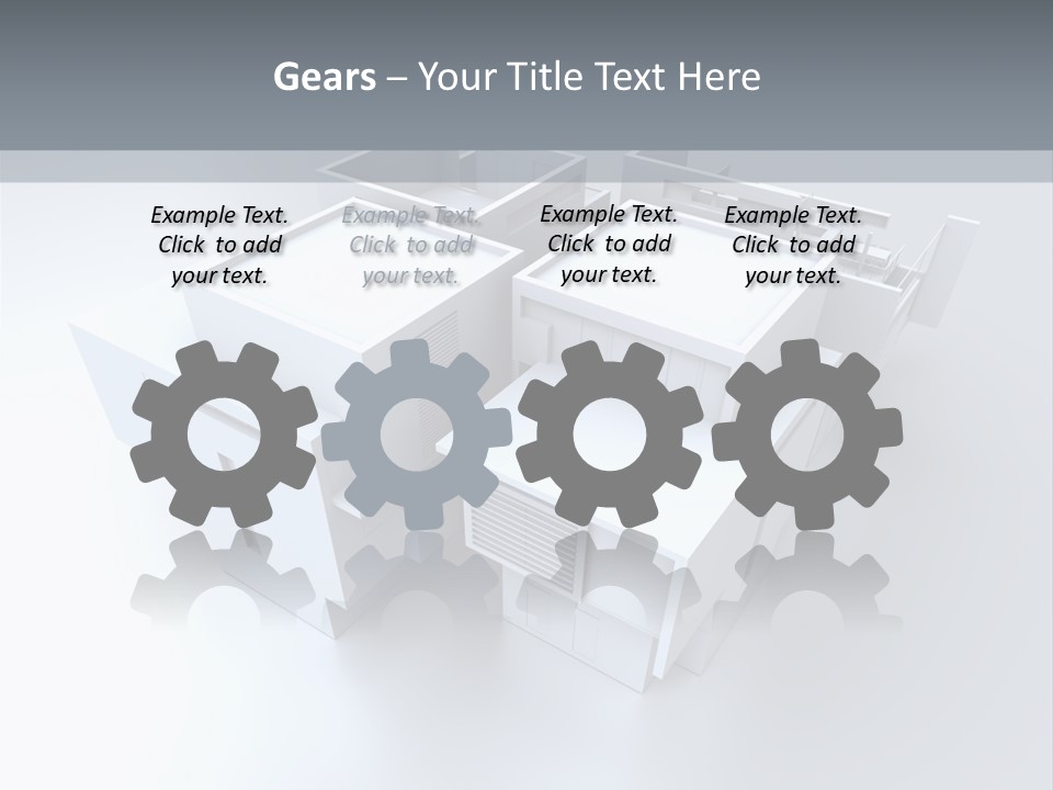 Construction Apartment Housing Project PowerPoint Template