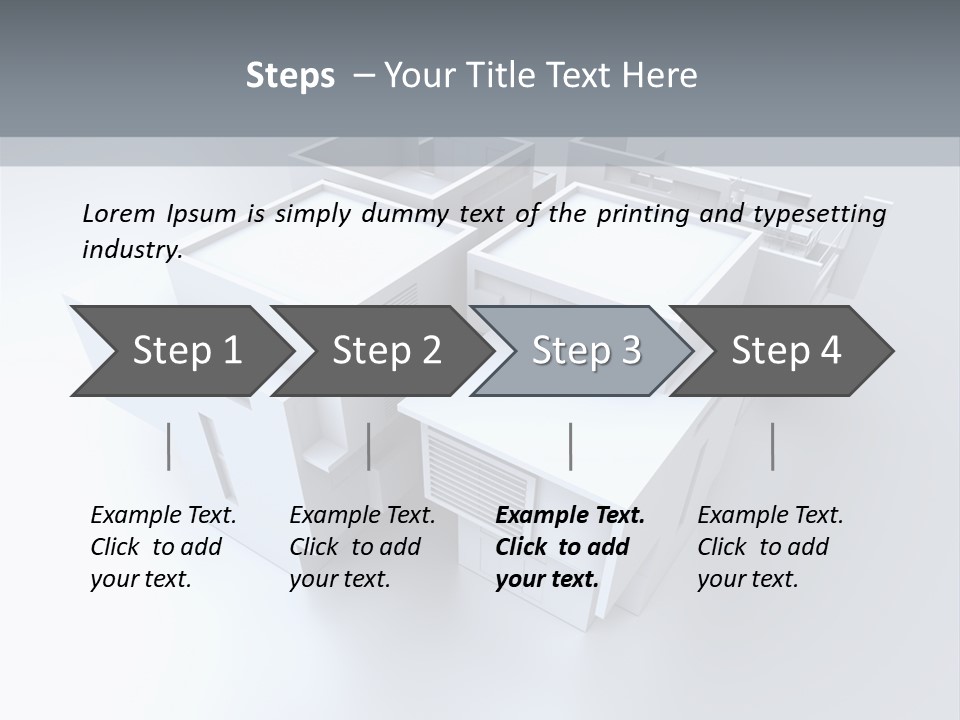 Construction Apartment Housing Project PowerPoint Template