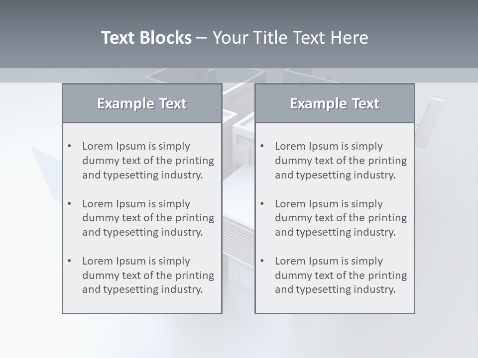 Construction Apartment Housing Project PowerPoint Template