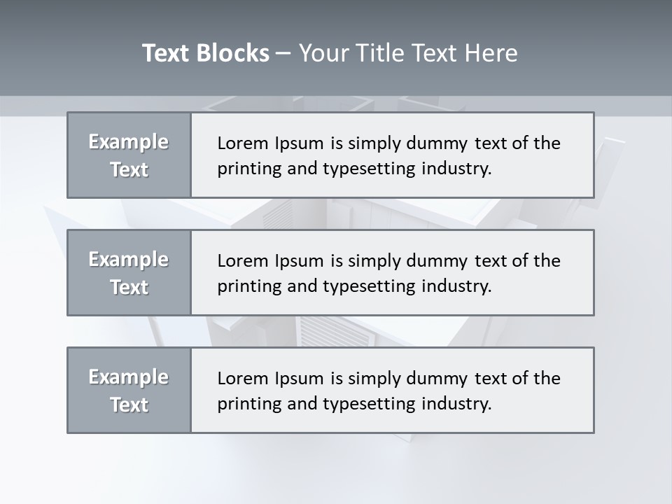 Construction Apartment Housing Project PowerPoint Template