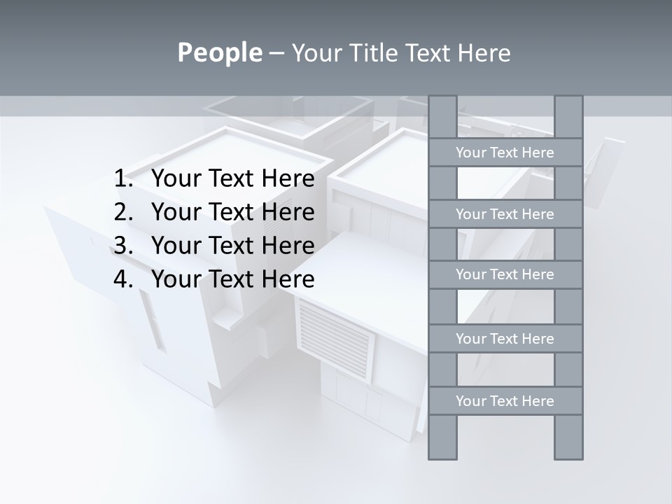 Construction Apartment Housing Project PowerPoint Template