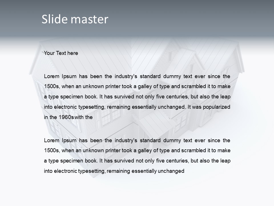 Architecture Luxury Mock Up PowerPoint Template