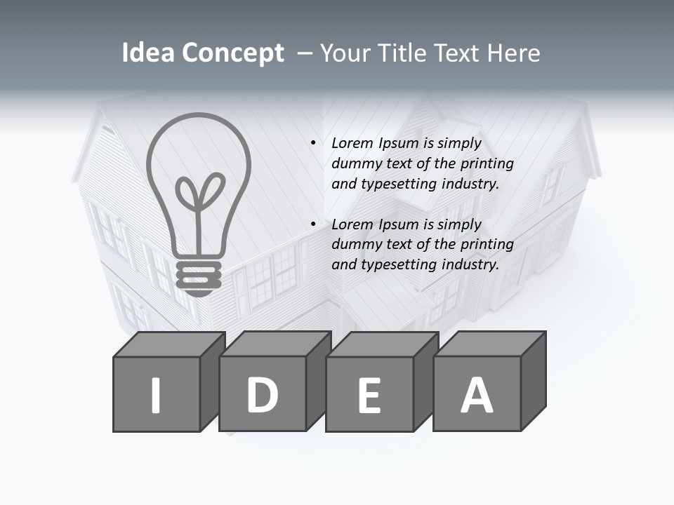 Architecture Luxury Mock Up PowerPoint Template