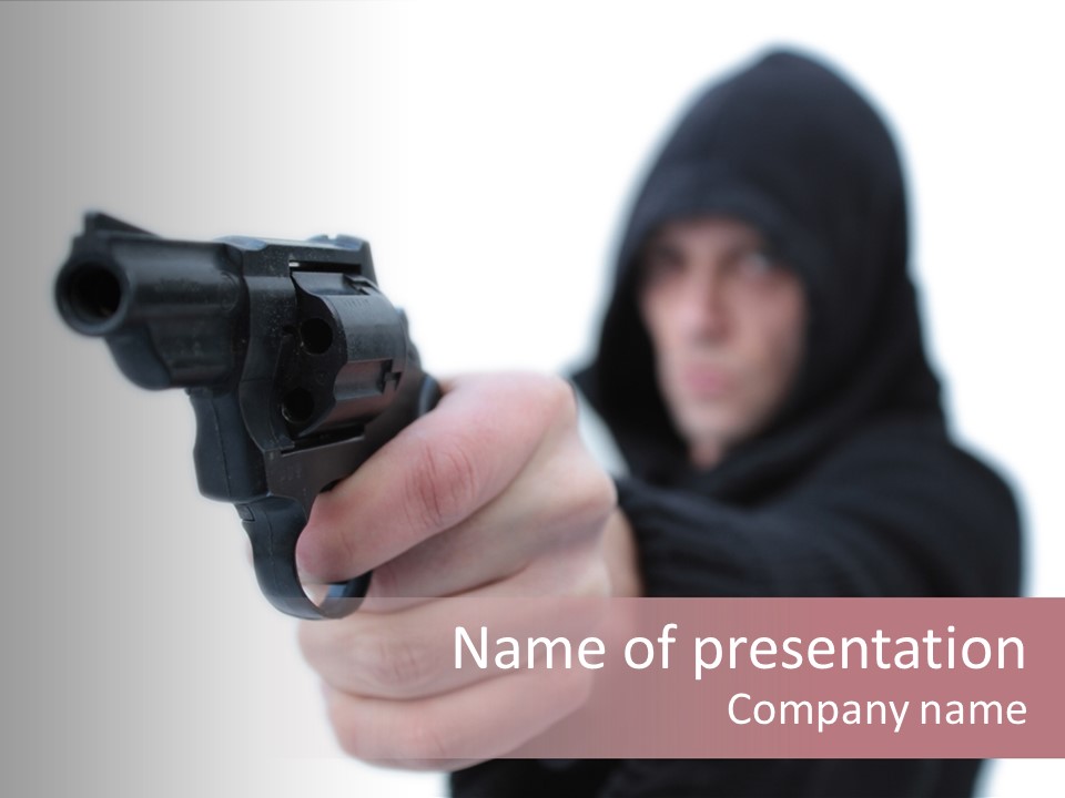 Rage Thug Gang PowerPoint Template