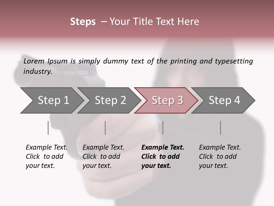 Rage Thug Gang PowerPoint Template