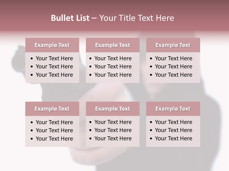 Rage Thug Gang PowerPoint Template