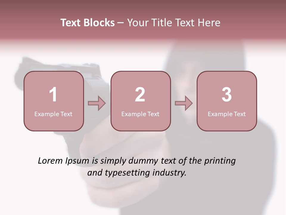 Rage Thug Gang PowerPoint Template