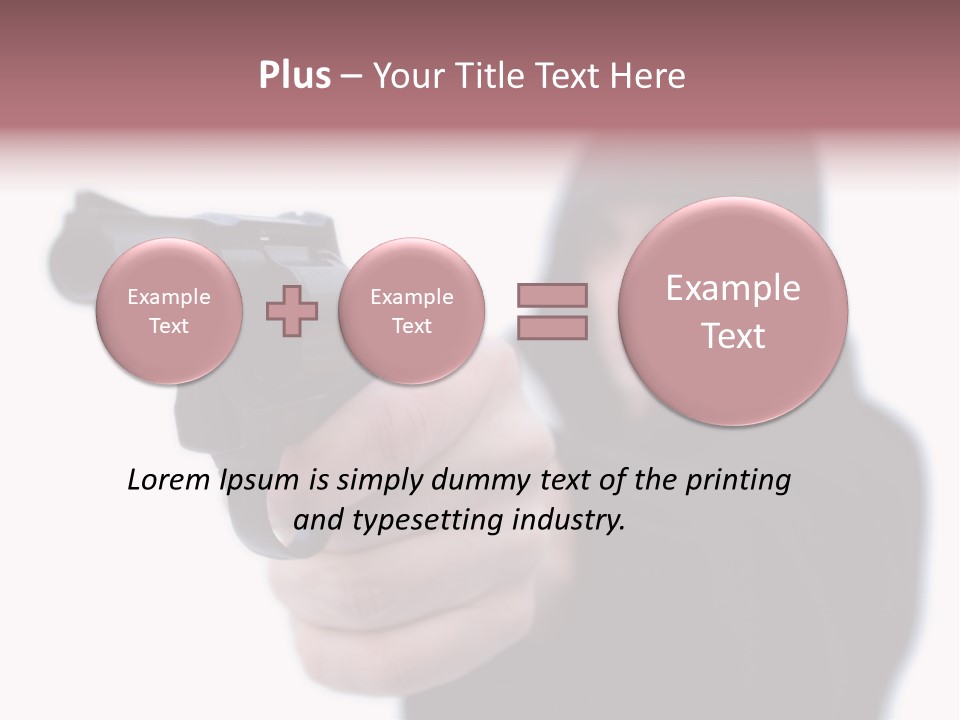 Rage Thug Gang PowerPoint Template