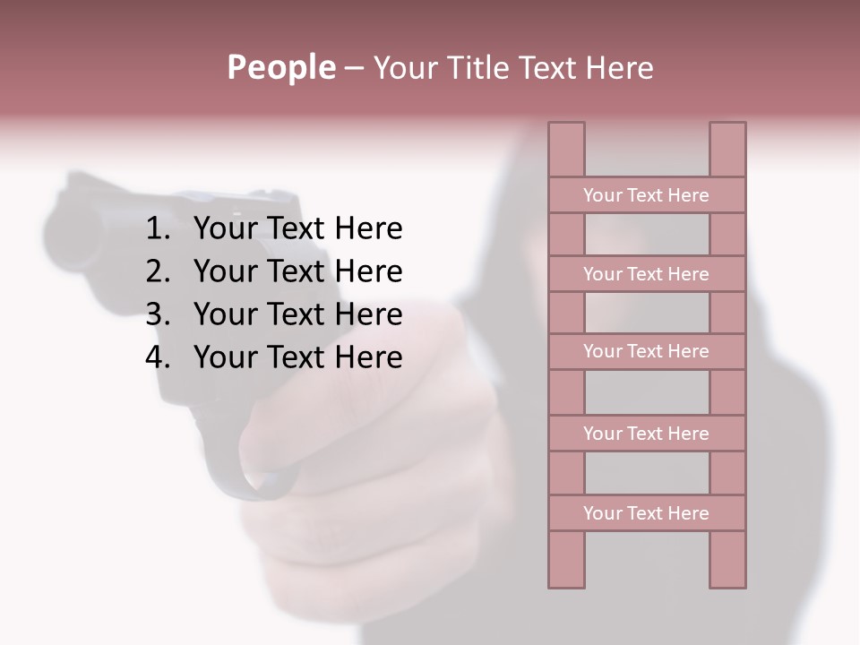 Rage Thug Gang PowerPoint Template