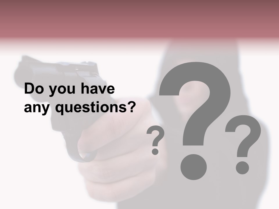 Rage Thug Gang PowerPoint Template