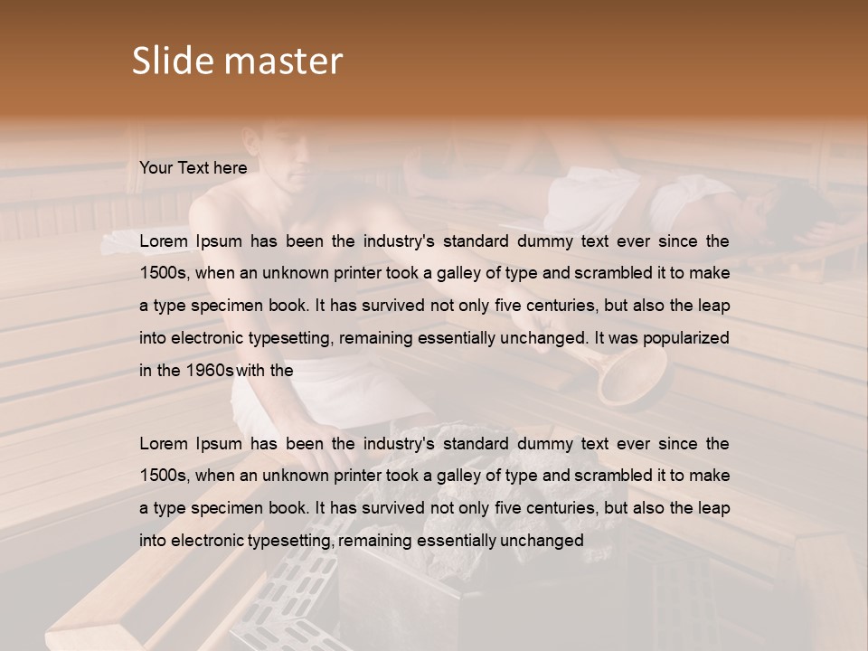 Tropical Beauty Wet PowerPoint Template