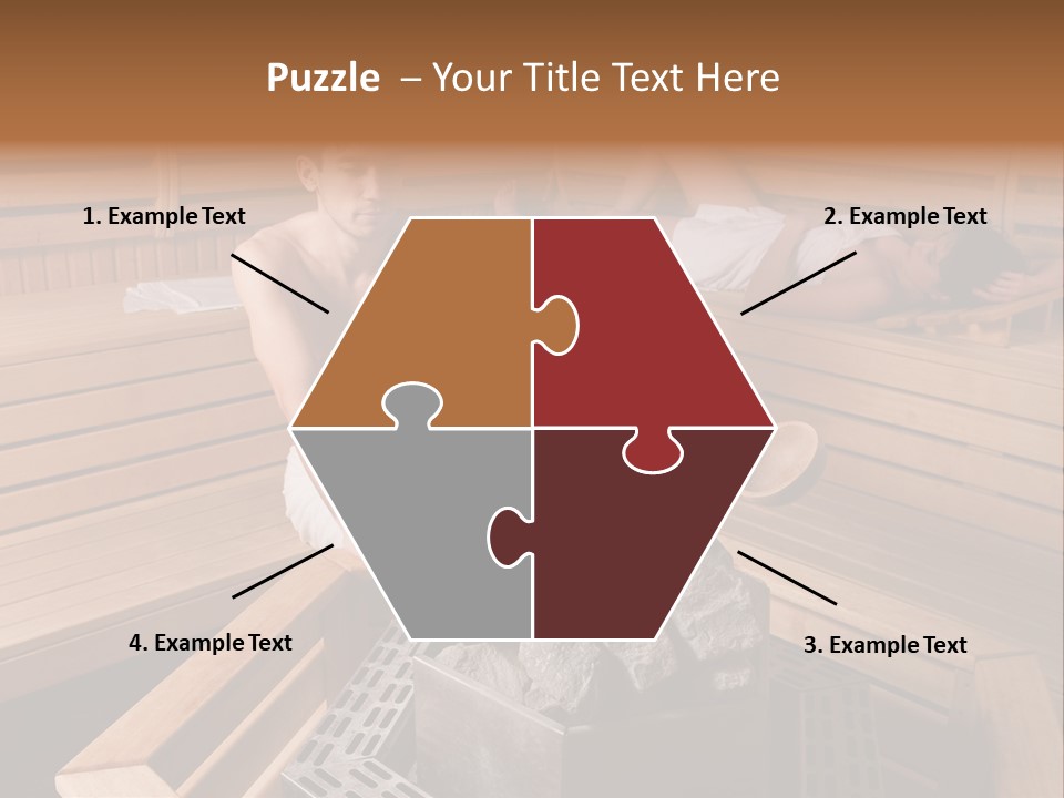 Tropical Beauty Wet PowerPoint Template