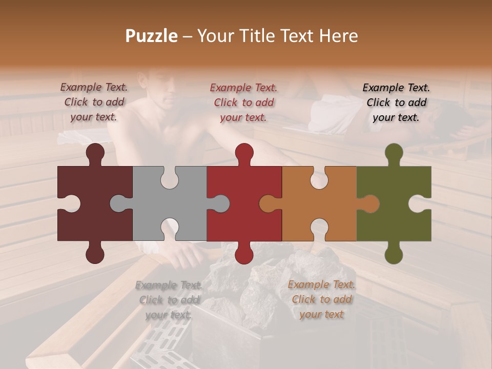 Tropical Beauty Wet PowerPoint Template