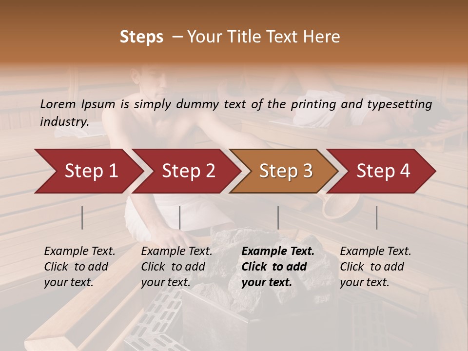 Tropical Beauty Wet PowerPoint Template