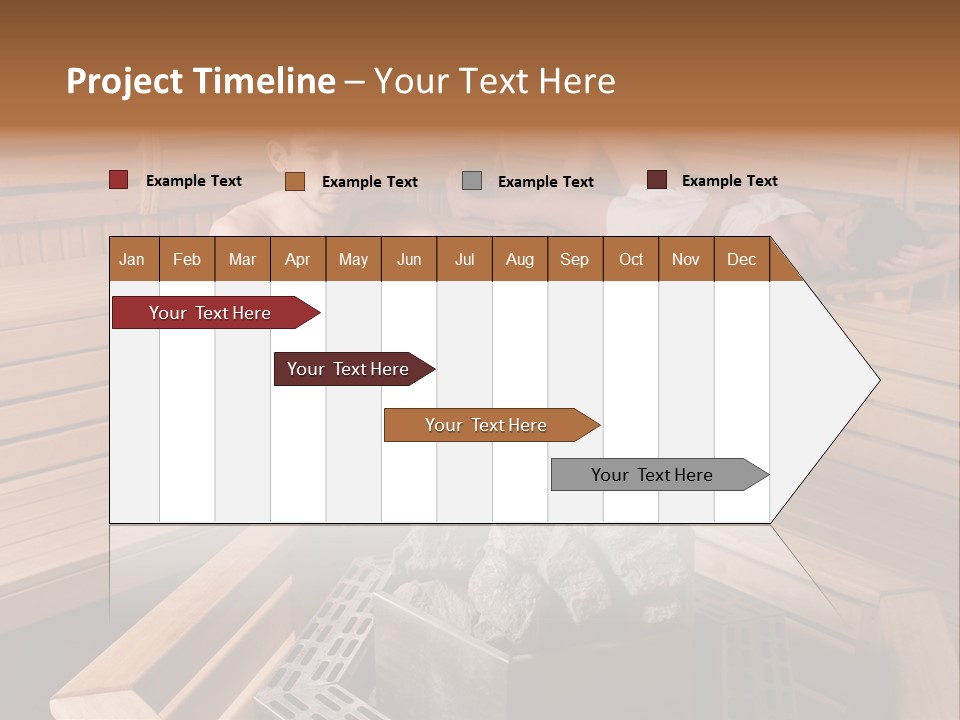 Tropical Beauty Wet PowerPoint Template