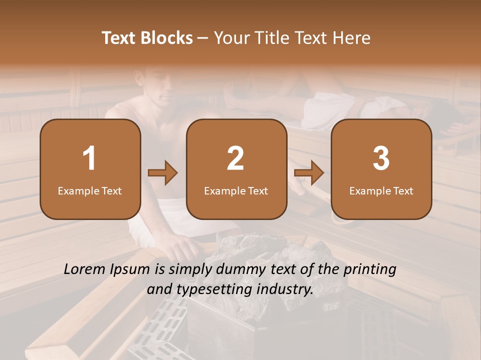 Tropical Beauty Wet PowerPoint Template