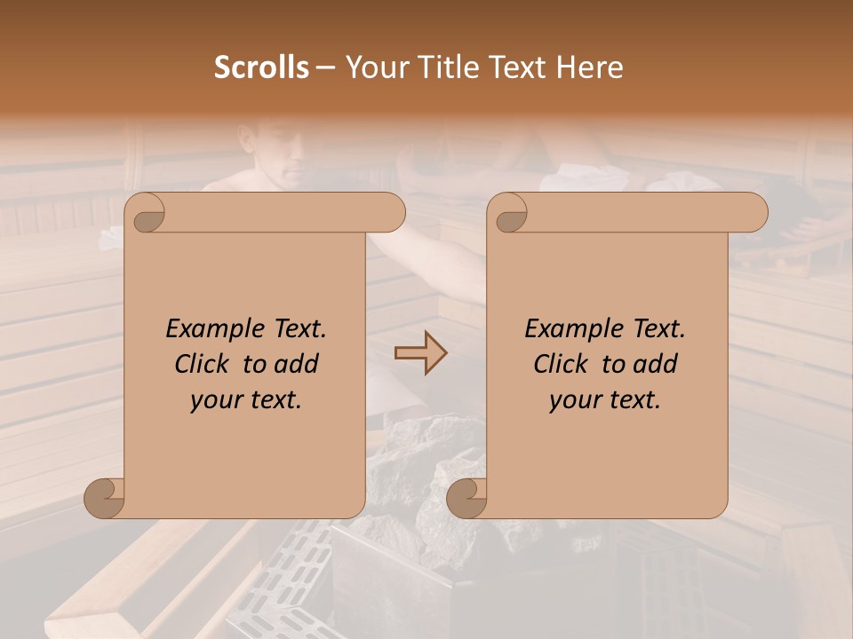 Tropical Beauty Wet PowerPoint Template