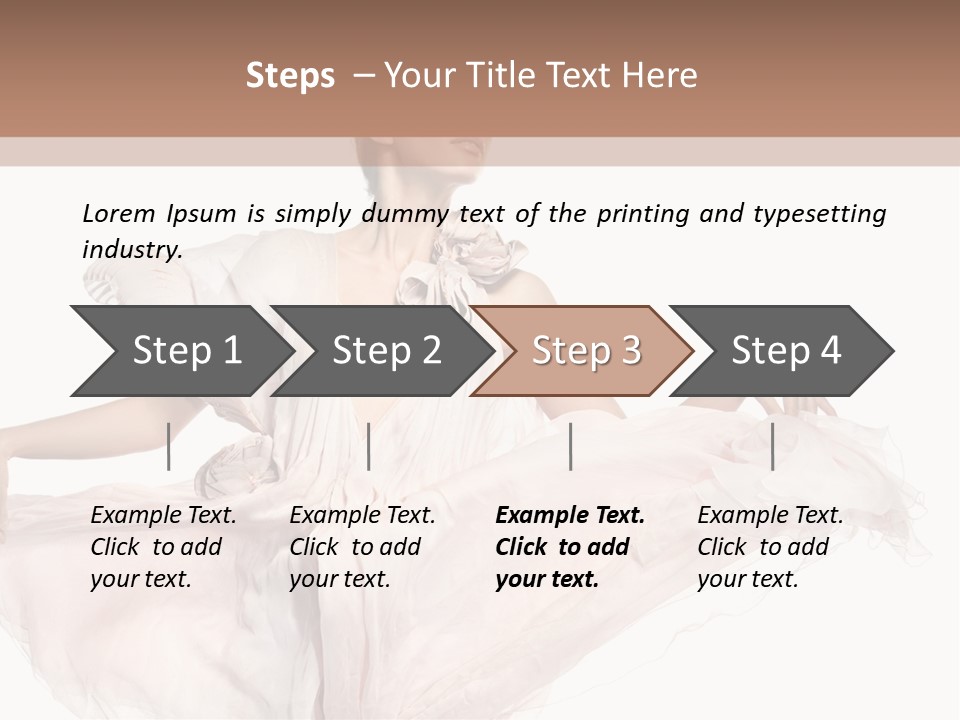 Wind Space Pink PowerPoint Template