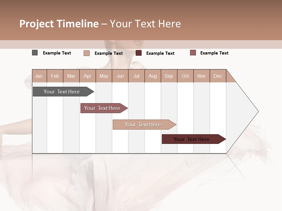 Wind Space Pink PowerPoint Template