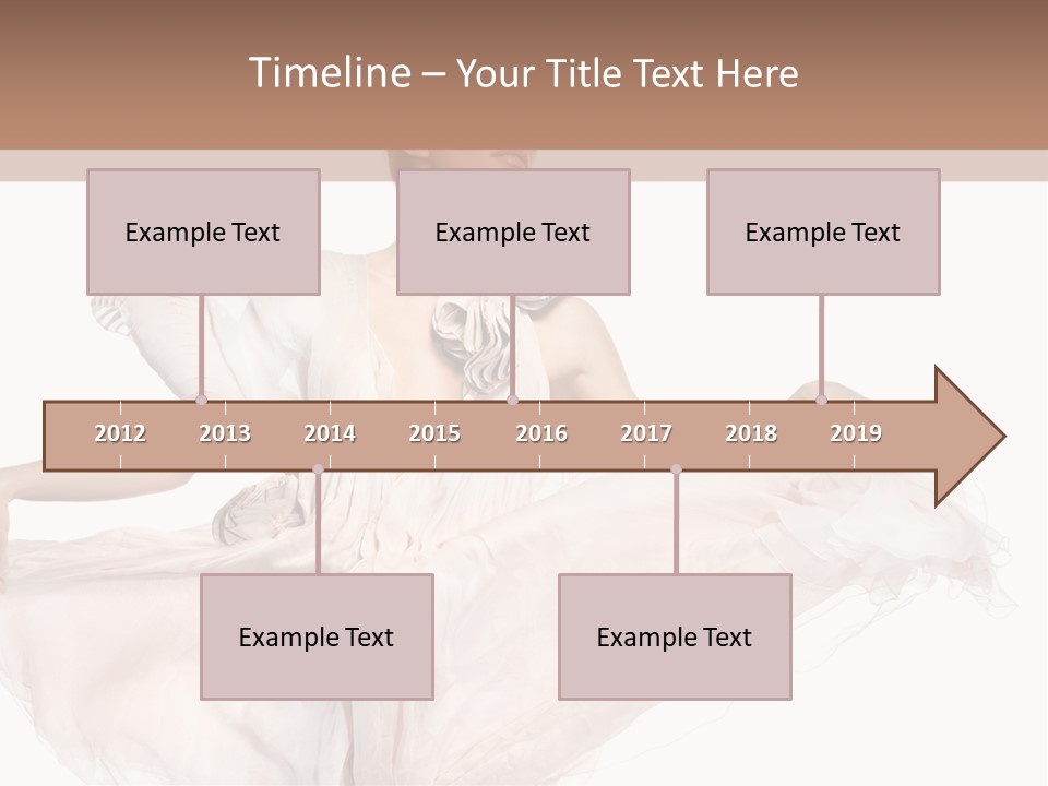 Wind Space Pink PowerPoint Template