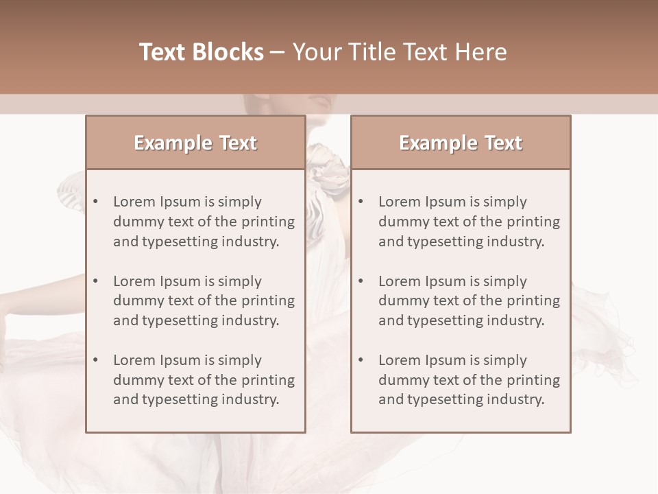 Wind Space Pink PowerPoint Template