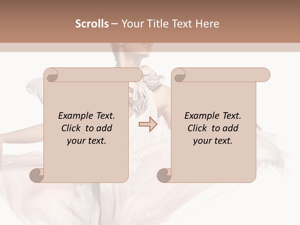 Wind Space Pink PowerPoint Template