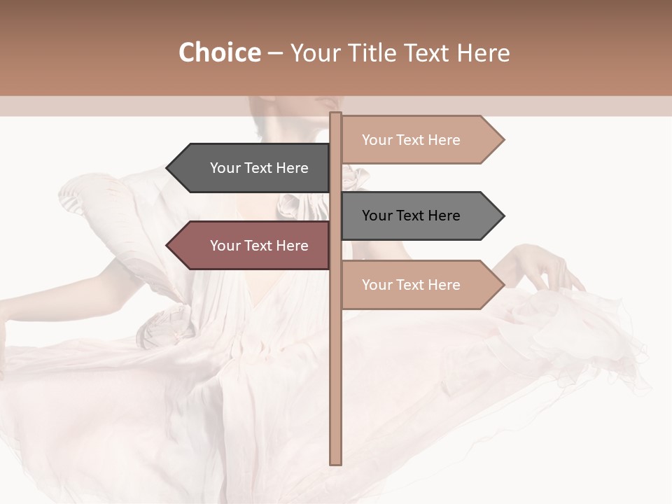 Wind Space Pink PowerPoint Template