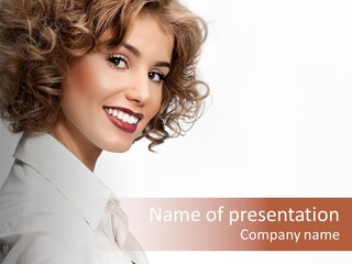 One Attractive Person PowerPoint Template