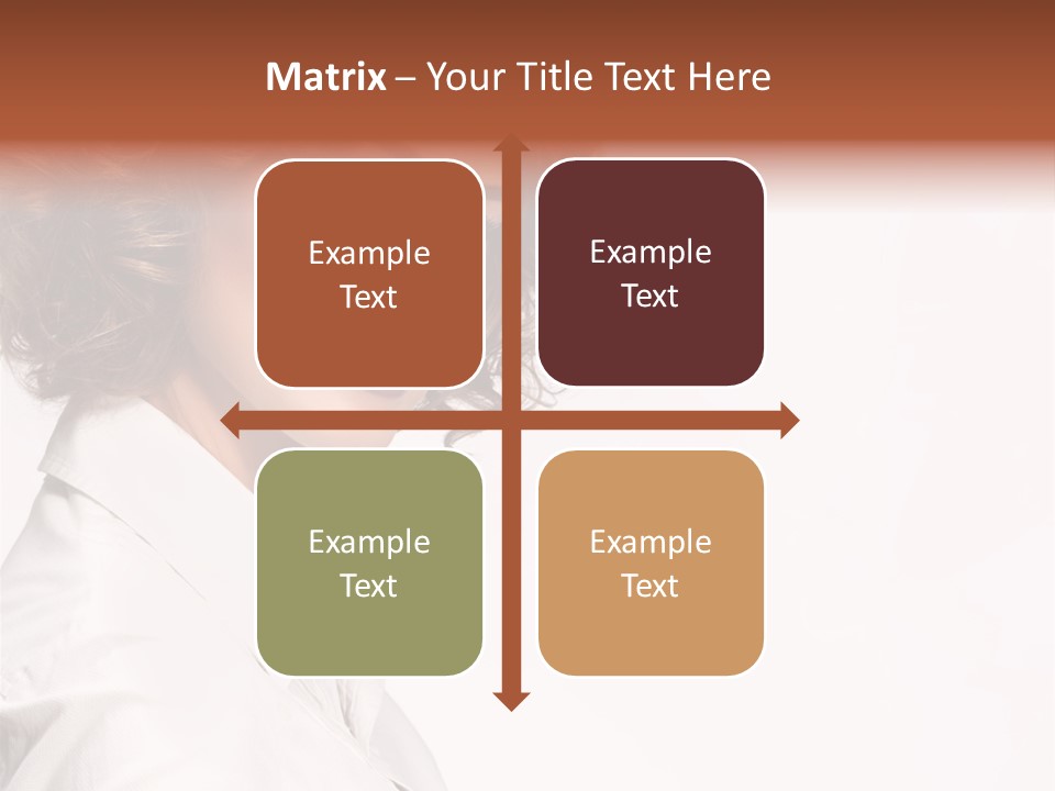 One Attractive Person PowerPoint Template