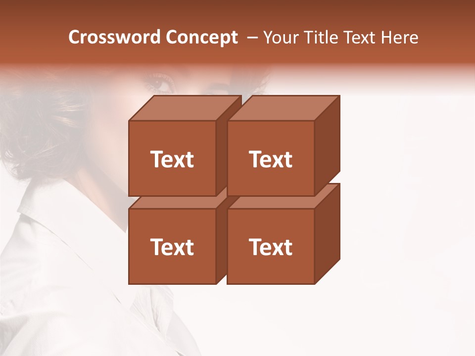 One Attractive Person PowerPoint Template