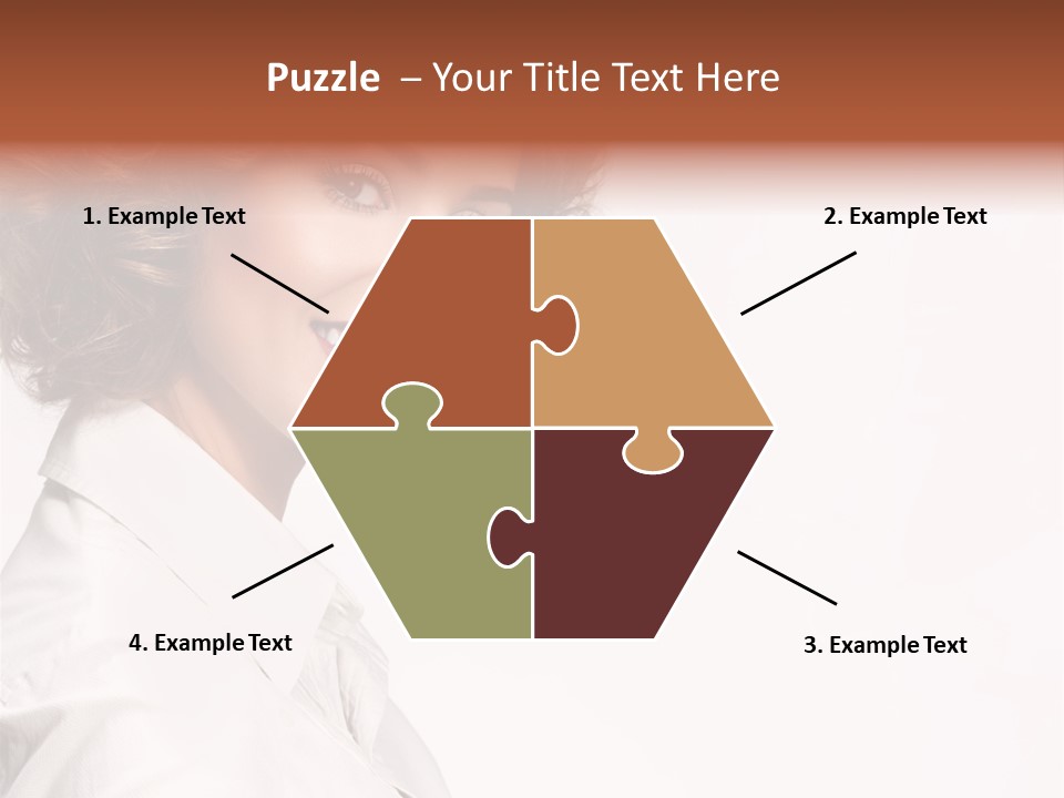 One Attractive Person PowerPoint Template