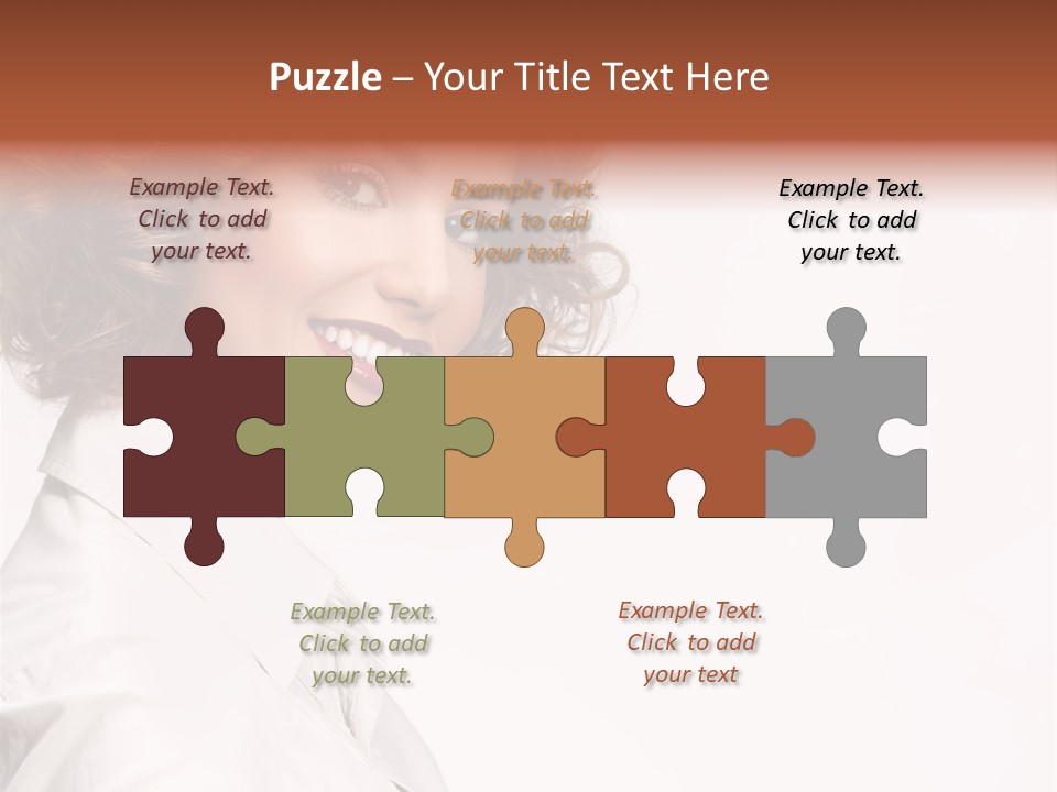 One Attractive Person PowerPoint Template