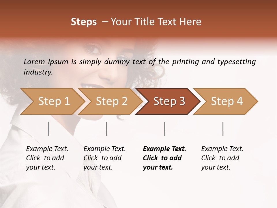 One Attractive Person PowerPoint Template